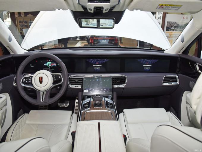 In stock Hongqi E-Hs9 Nuova o usata Cina Nuova auto elettrica con motore 4WD 6 posti 690km Hongqi E-Hs9 5